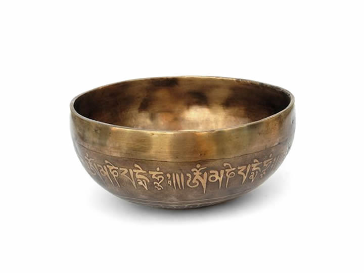 Tibetische Gravur Klangschale 465 Gr. - 2. Wahl (2nd choice)