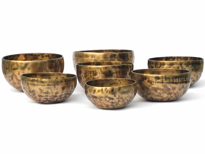 Klangschalen Chakra-Set 7 Stck 3365 Gr.