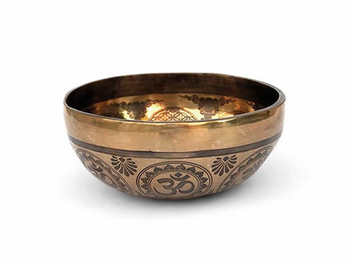 Tibetische Gravur Klangschale 300 Gr. - 2. Wahl (2nd choice)