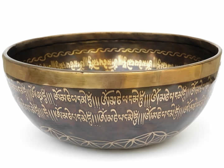 Tibetische Gravur Klangschale 1725 g Buddha "Shakyamuni" Tibetische Gravur Klangschale 1725 g Buddha "Shakyamuni"