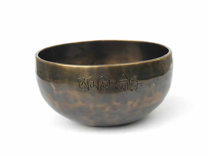 Tibetische Gravur Klangschale 685 Gr. Hopi Herz Tibetische Gravur Klangschale 685 Gr. Hopi Herz