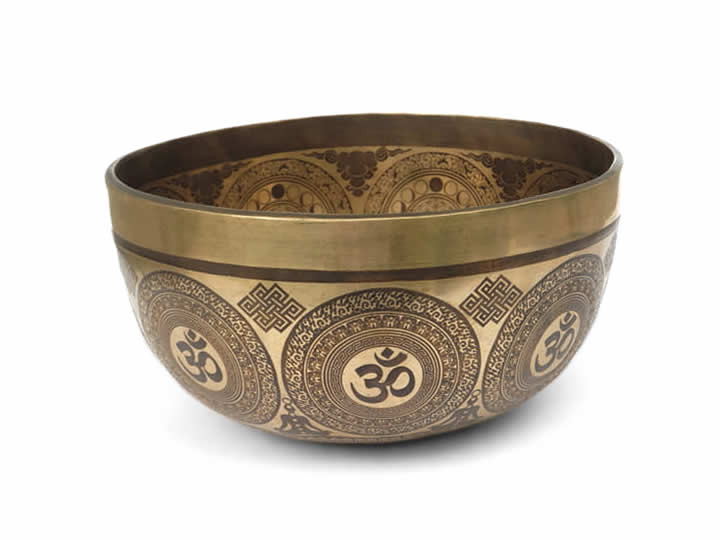 Tibetische Gravur Klangschale 1060 Gr. Jupiter Tibetische Gravur Klangschale 1060 Gr. Jupiter