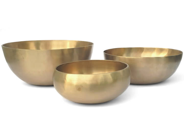 Klangschalen Set 3 Stck 3160 Gr. Klangschalen Set 3 Stck 3160 Gr.