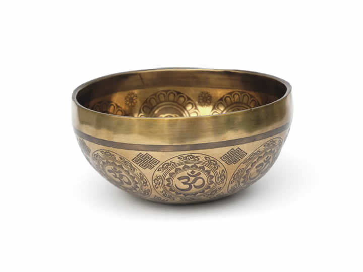 Tibetische Gravur Klangschale 360 Gr.