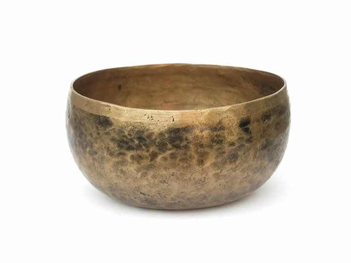 Alte indische Bihar Klangschale 710 Gr. Mars Alte indische Bihar Klangschale 710 Gr. Mars