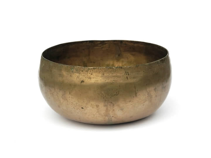 Alte indische Bihar Klangschale 530 Gr. Mars