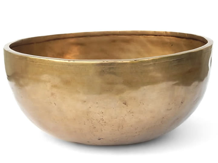 Tibetische Klangschale 1765 Gr. Biorhythmus Geist + Jahreston OM