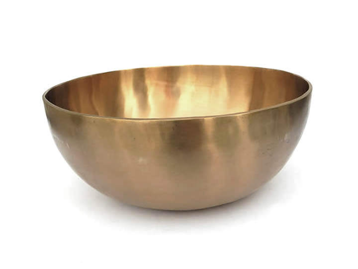 Tibetische Klangschale 1025 Gr. Thetawelle + Hopi Herz