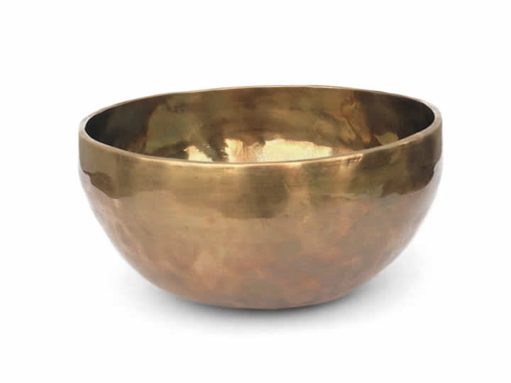 Tibetische Klangschale 1090 Gr. Mond Metonzyklus + Hopi Herz