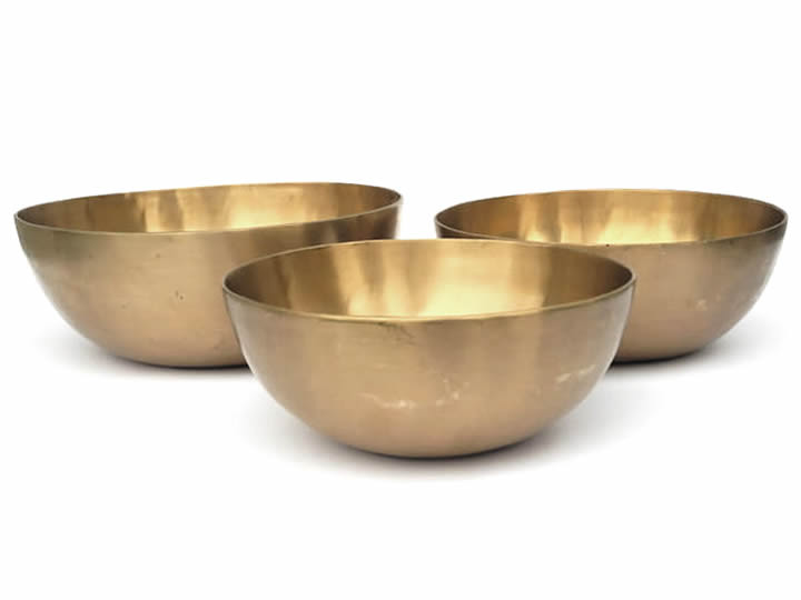 Tibetische Klangschalen Set 3 Stck 2570 Gr. Tageston + Lilith + Hopi Herz Tibetische Klangschalen Set 3 Stck 2570 Gr. Tageston + Lilith + Hopi Herz