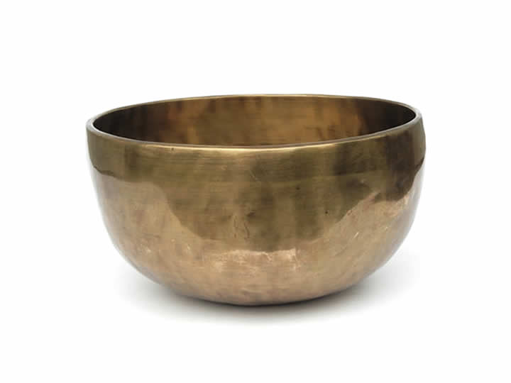 Tibetische Klangschale 960 Gr. Mondknoten + Hopi Herz