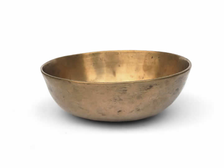 Alte indische Assam Klangschale 405 Gr.