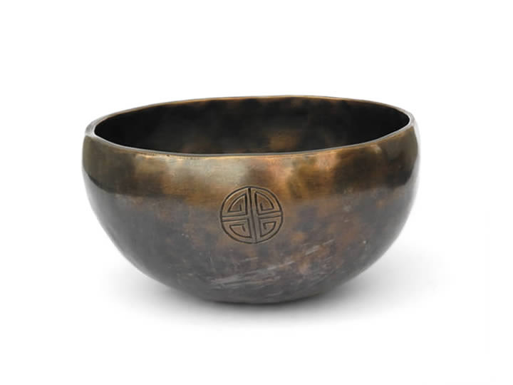 Tibetische Gravur Klangschale 710 Gr. Jupiter