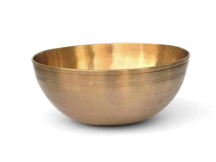 Tibetische Klangschale 720 Gr. Jahreston OM + Tageston