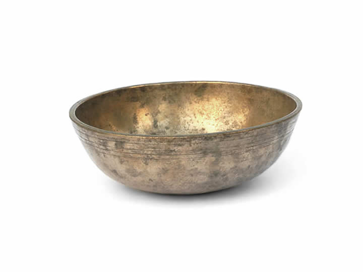 Alte indische Assam Klangschale 375 Gr.