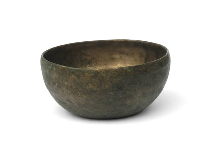 Alte tibetische Klangschale 350 Gr.