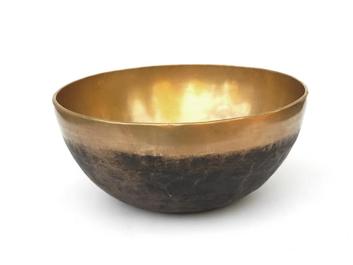 Tibetische Klangschale 1025 g Hopi Herz + Mond Metonzyklus