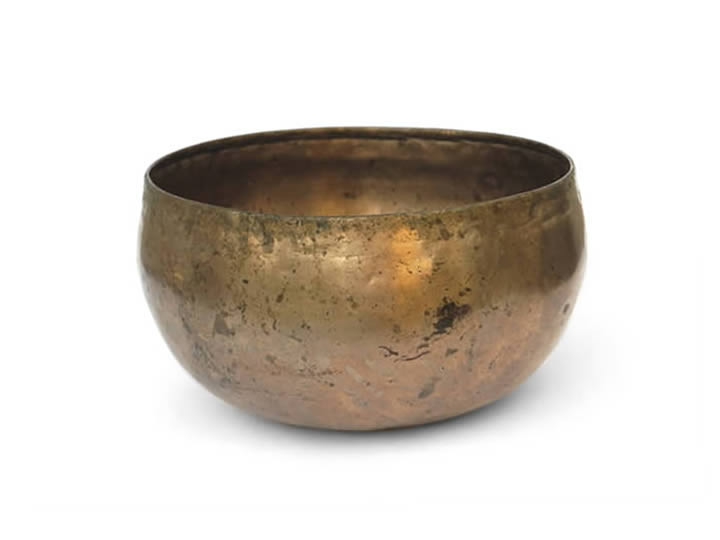 Alte indische Bihar Klangschale 585 Gr. Alte indische Bihar Klangschale 585 Gr.