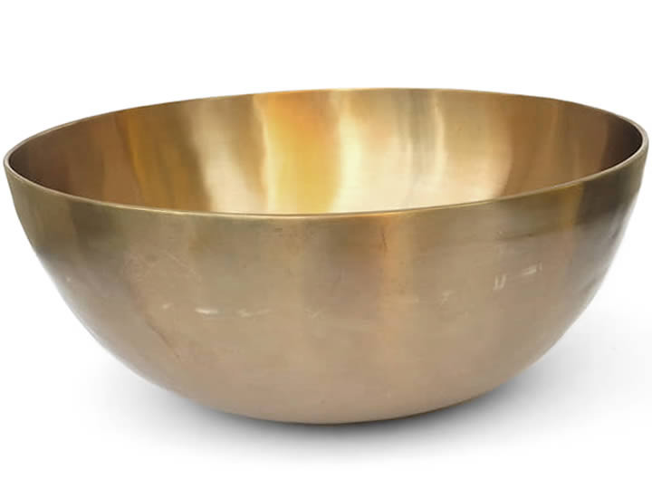 Tibetische Klangschale 2140 Gr. Saturn - sehr tiefer Klang