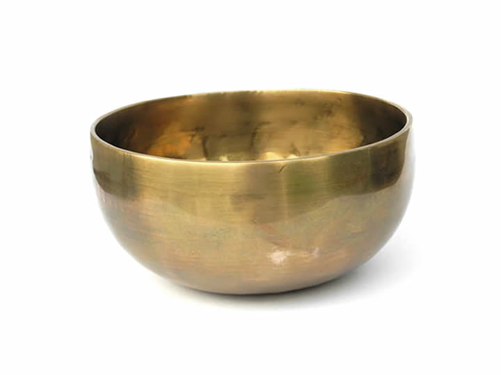 Tibetische Klangschale 765 g Mond Metonzyklus + Hopi Herz