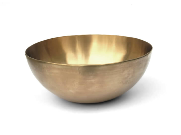 Tibetische Klangschale 780 g Mondknoten