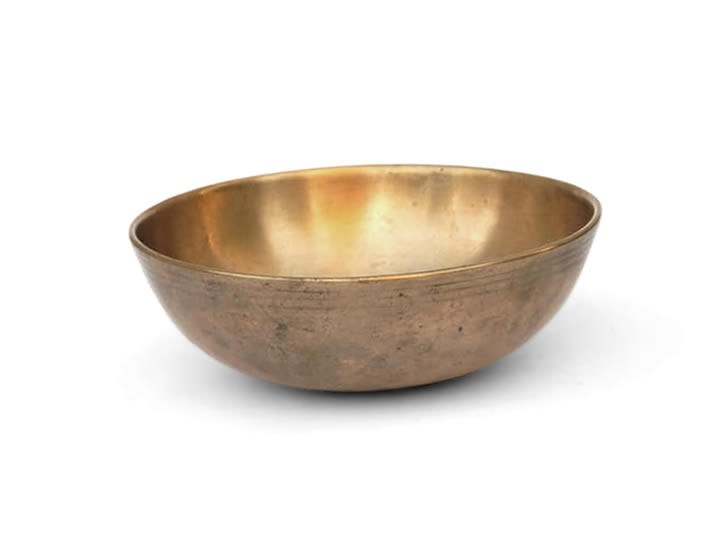 Alte indische Assam Klangschale 305 g