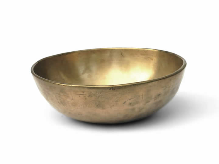 Alte indische Assam Klangschale 405 g Venus