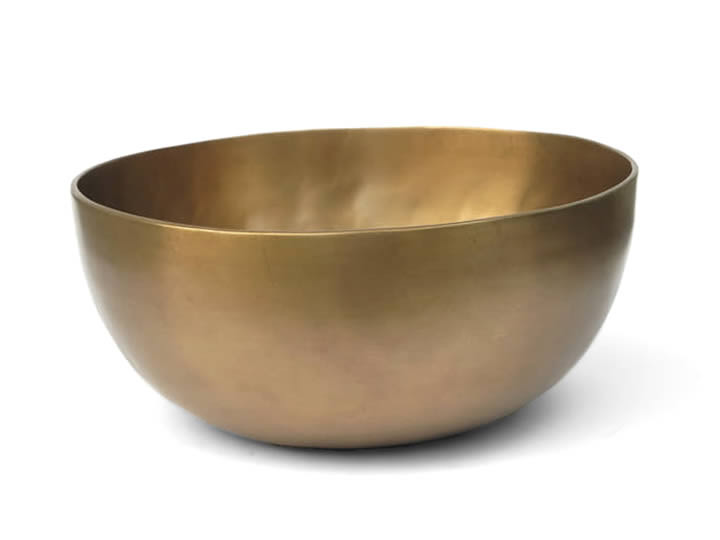 Tibetische Klangschale 1230 g Saturn + Uranus
