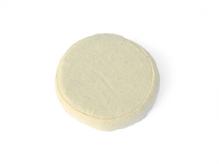 Klangschalenkissen 10 cm cremeweiß