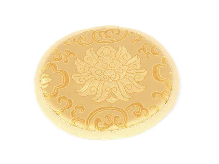 Klangschalenkissen 15 cm hellgelb