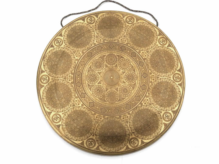 Tibetische Gravur Gong Ø 70 cm