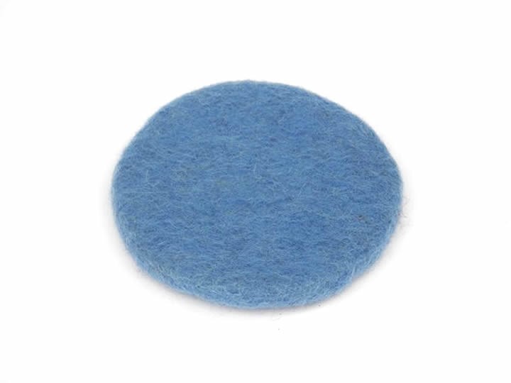 Klangschalenkissen Filz 11 cm himmelblau