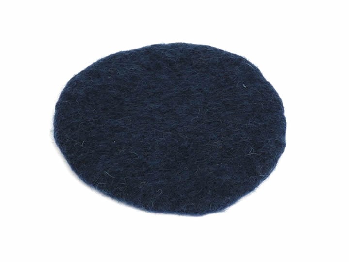 Klangschalenkissen Filz 16 cm dunkelblau