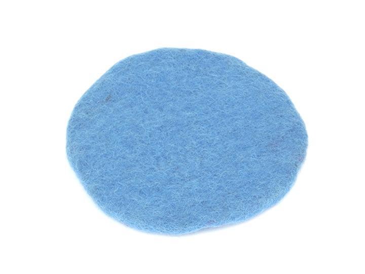 Klangschalenkissen Filz 16 cm himmelblau