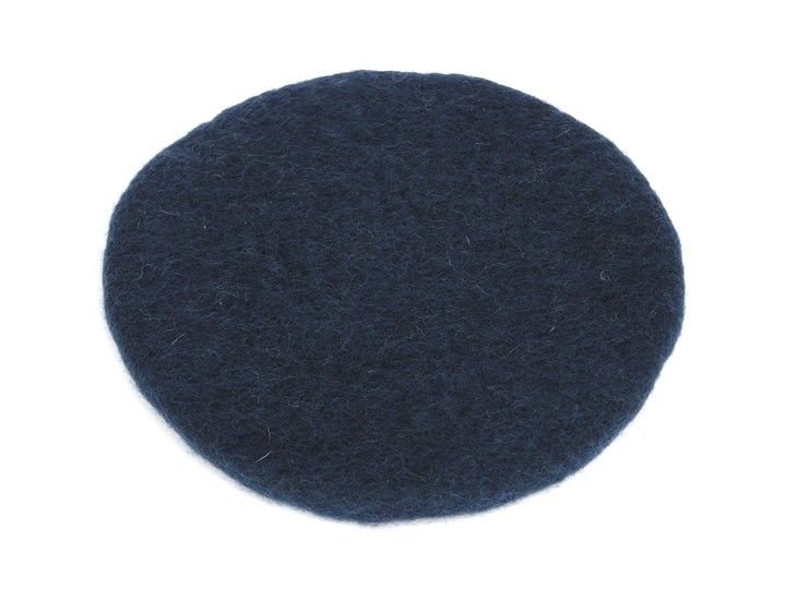 Klangschalenkissen Filz 21 cm dunkelblau