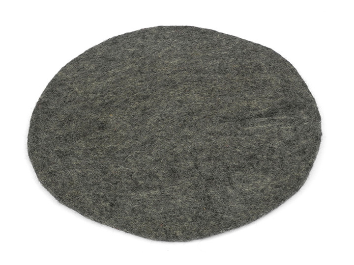 Klangschalenkissen Filz 40 cm grau