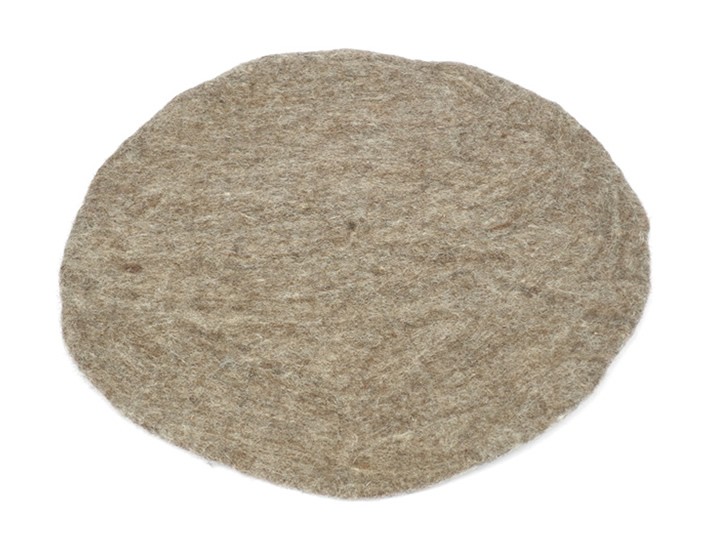 Klangschalenkissen Filz 40 cm hellbraun