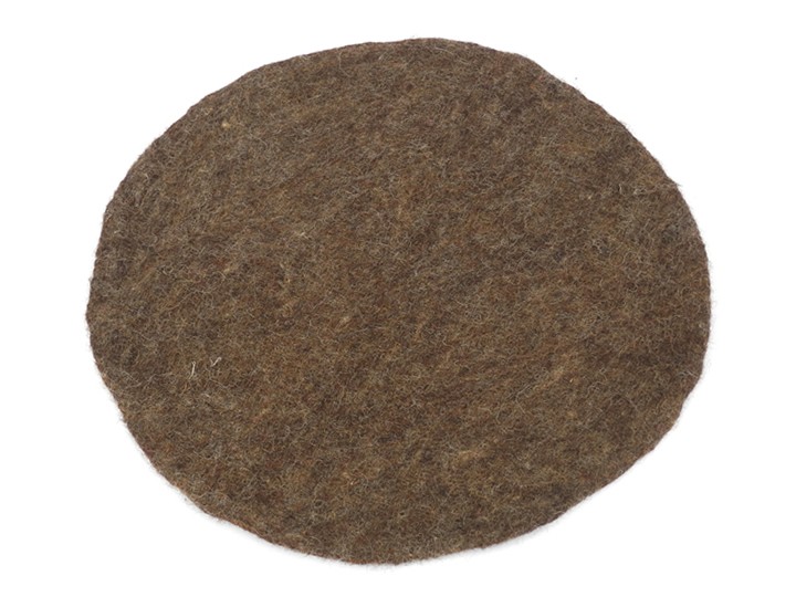 Klangschalenkissen Filz 40 cm mittelbraun