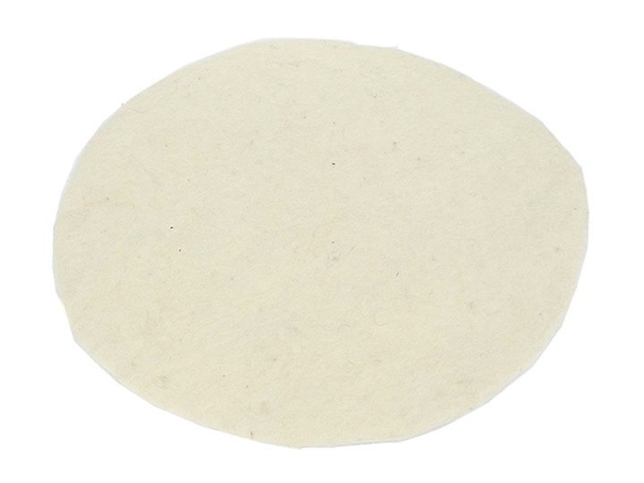 Klangschalenkissen Filz 40 cm weiß