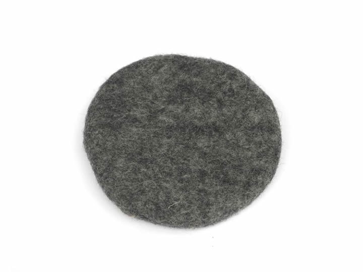 Klangschalenkissen Filz 11 cm grau