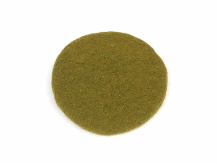 Klangschalenkissen Filz 11 cm oliv