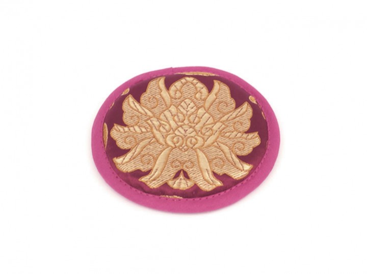 Klangschalenkissen Ø 10 cm lila