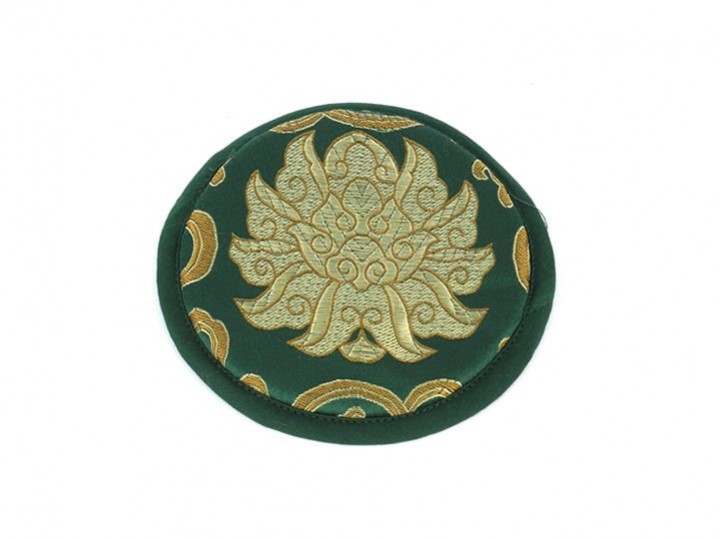 Klangschalenkissen 12 cm dunkelgrün