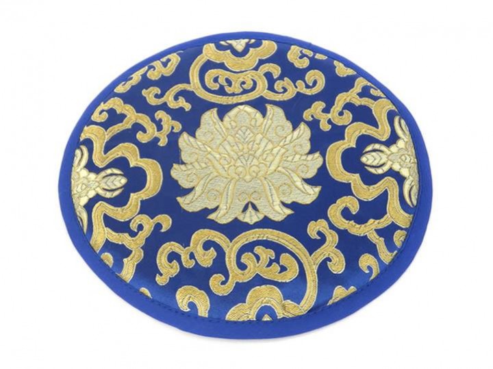 Klangschalenkissen 20 cm blau