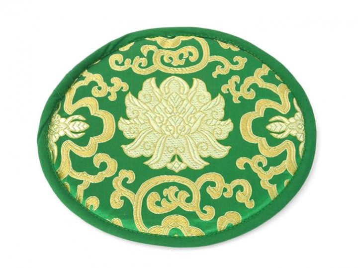 Klangschalenkissen 20 cm grün