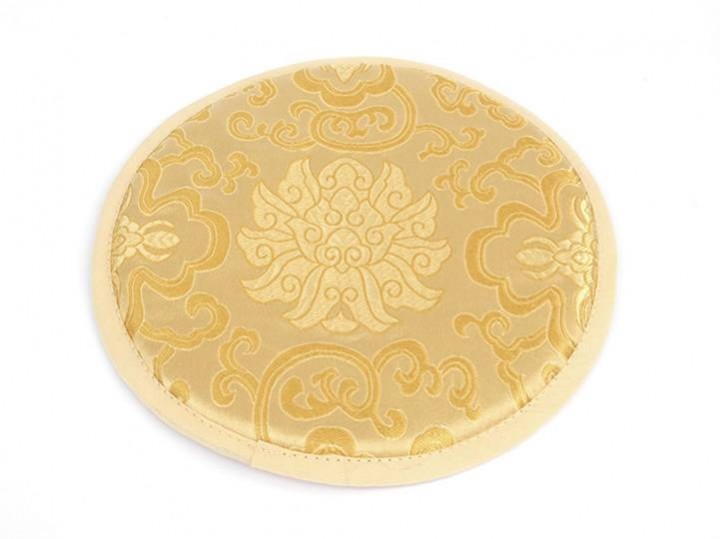 Klangschalenkissen 20 cm hellgelb