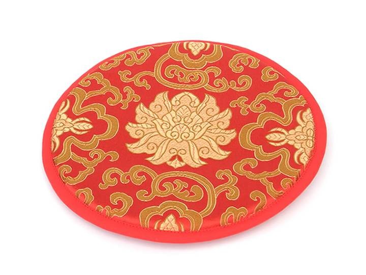 Klangschalenkissen 20 cm rot