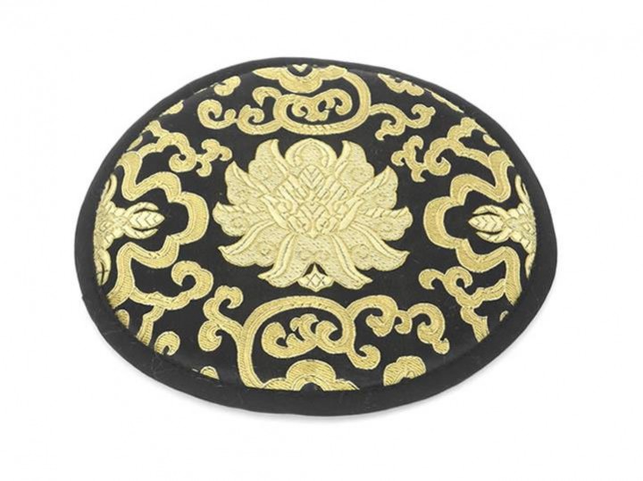 Klangschalenkissen 20 cm schwarz