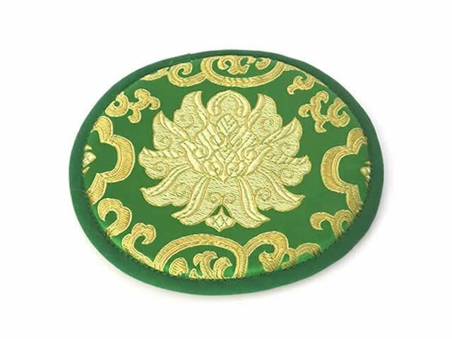 Klangschalenkissen 15 cm grün