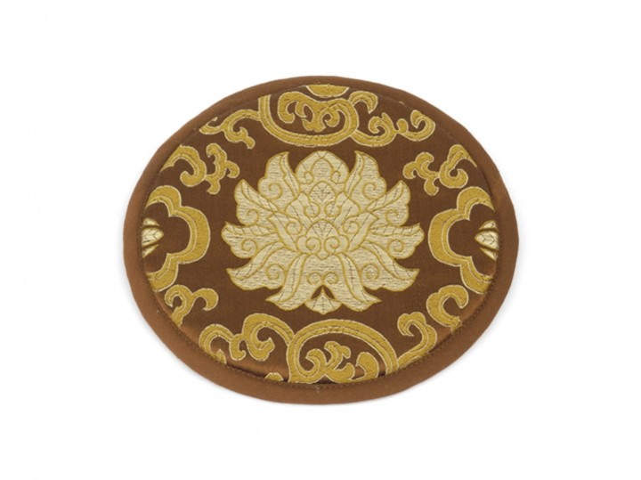 Klangschalenkissen 15 cm hellbraun